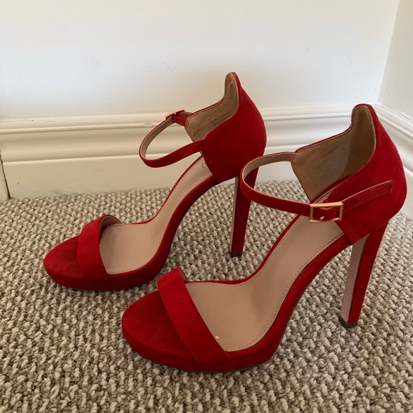 Call It Spring Vegan Red High heels - Picture 5 of 5